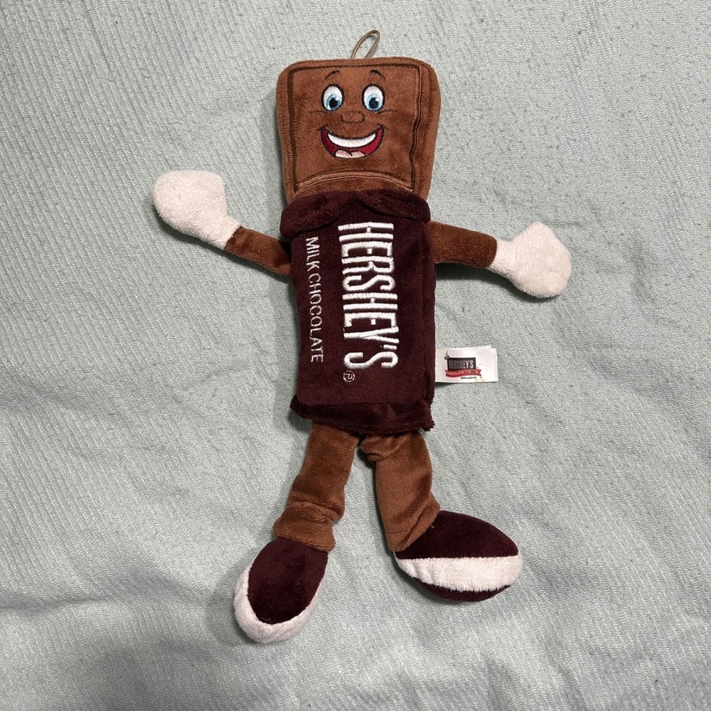 Hersheys Chocolate World Milk Chocolate Bar Plush Mascot Stuffed Toy - Picture 1 of 6